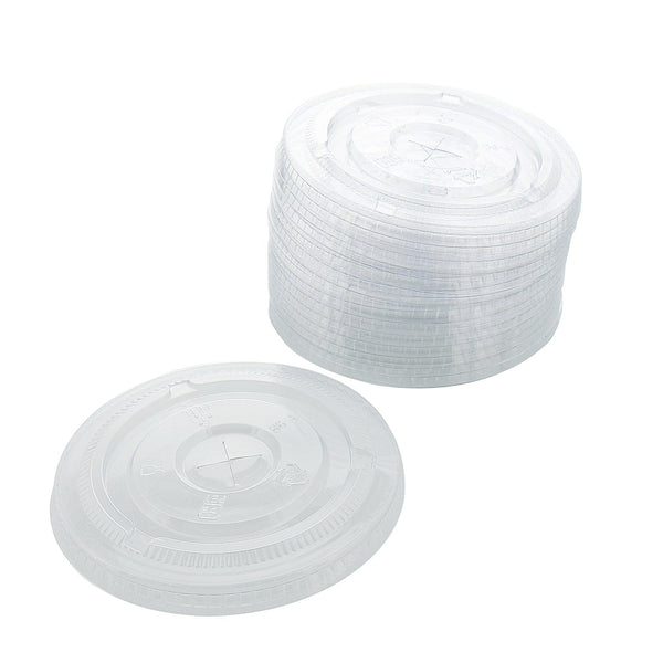 98mmPET Flat Lids for 12-24oz cups - 1000 units