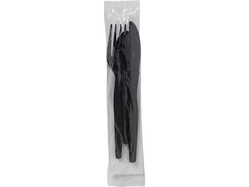 PP Cutlery Set - Disposable and Recyclable , 1000 Kits (4 x 250 Packs)