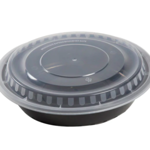 16oz Heavy Duty Round Injected Container With Lid 150 Combo