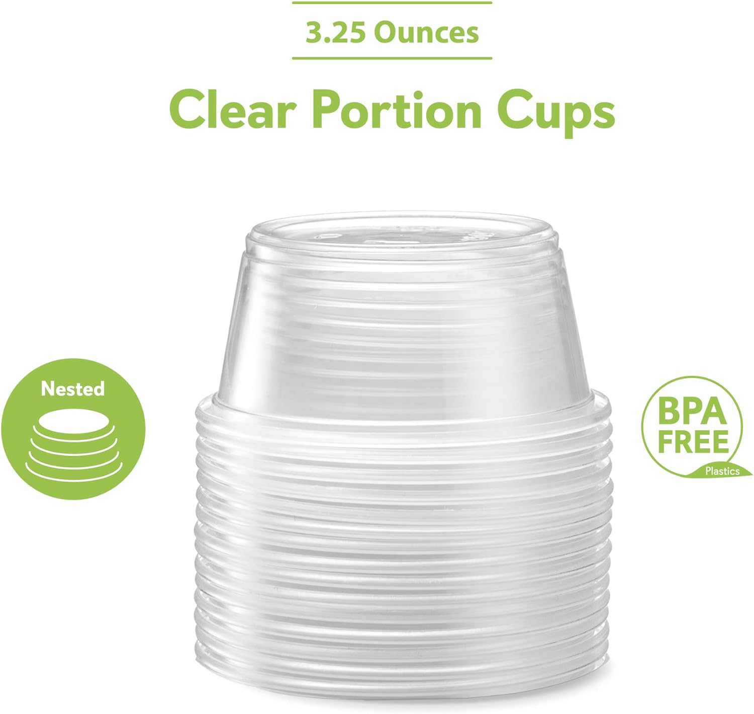 74mm 3.25oz PP Portion Cup 2500