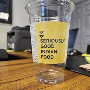 Tikka Shack 20oz PET Clear Cups 98mm - 1000 units