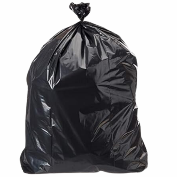 55-60 Gallon Trash Can Liner 38″ x 58″, 1.5 mil Black, 100/case